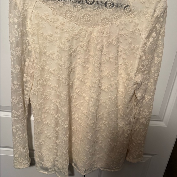 Indigo Soul Ivory Patterned Blouse - Picture 4 of 5